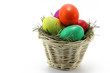 osternest mit ostereier