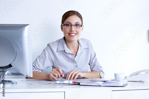 Photo: Motivated young woman Motivated young woman