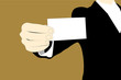 Business card template on brown background Business card template on brown background