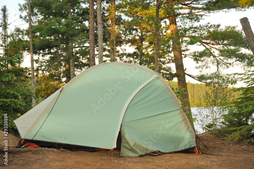 Photo: Tent at Campsite in the Wilderness Tent at Campsite in the Wilderness