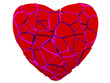 broken red heart