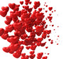 red hearts