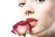 portrait mit rose