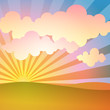 A Simple Vector Landscape Background