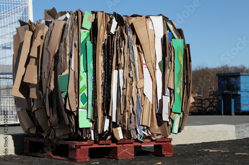 Photo: Recycling Cardboard Waste Recycling Cardboard Waste