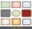 Ornate Vintage Labels Ornate Vintage Labels