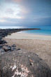 Playa y espigón