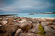 Playa y espigón
