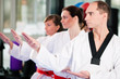 Kampfsport Training im Fitnessstudio