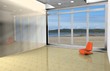 3d raum mit stuhl