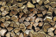 Hintergrund Holzstämme Holzscheite gestapelt