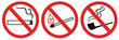 no smoking sign, no fire, no match, vector symbol