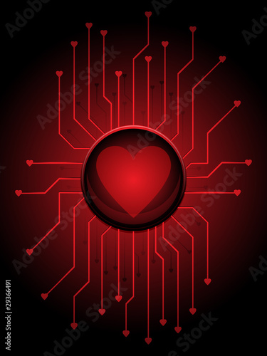 Vector: Love circuitry Love circuitry