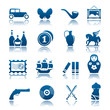Collecting and hobby icon set