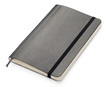 Black Moleskine notebook on white background Black Moleskine notebook on white background