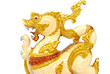 Golden Lion statue isolated Golden Lion statue isolated