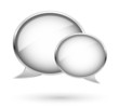 Clouds, tags and bubbles for website. Dialog bubbles