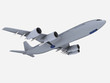 Airplane isolated on white background Airplane isolated on white background