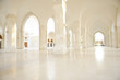 Madina mosque empty, conceptual indoor of oriental building