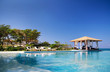 Luxury summerhouse with swimming pool on beach