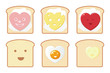 Funny breakfast icons