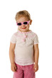 Girl wearing sunglasses