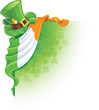 Vector: Saint Patrick's Day corner Saint Patrick's Day corner