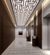 Modern corridor interior image Modern corridor interior image