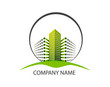 Photo en ligne au meilleur prix logo immobilier vert