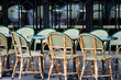Empty coffee bar