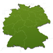 Illustration: Deutschlandkarte Deutschlandkarte