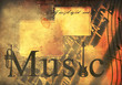 vintage music background
