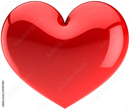Illustration: Red heart icon. I Love You symbol classic (Hi-res) Red heart icon. I Love You symbol classic (Hi-res)