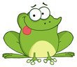 Happy Frog Cartoon Character Happy Frog Cartoon Character