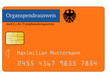 Organspendeausweis