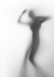 Dancer woman silhouette