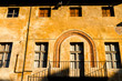 yellow wall inSaluzzo yellow wall inSaluzzo