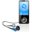 MP3-Player mit Kopfhörer