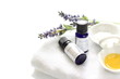 Aroma essential on white towel