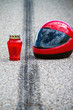 Unfall mit Motorrad. Verkehrsunfall mit Bremsspur