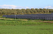 Pannelli solari in campagna