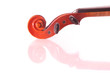 Violin isolated on white and reflected Violin isolated on white and reflected