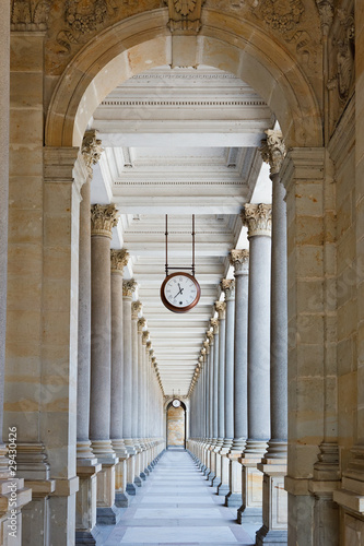 Photo: Classical colonnade in Karlovy Vary, Czech Republic Classical colonnade in Karlovy Vary, Czech Republic