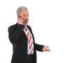 Mature successful businessman on the phone.