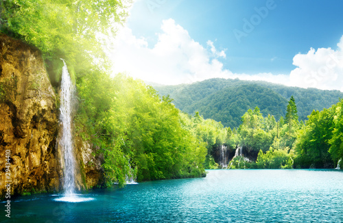 Photo: waterfall in deep forest waterfall in deep forest