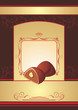 Chocolate truffle. Background for wrapping. Vector Chocolate truffle. Background for wrapping. Vector