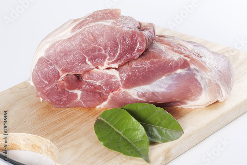 Photo: Raw pork Raw pork