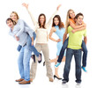 Happy people