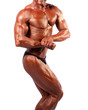Bodybuilder posing