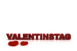 Schriftzug Valentinstag